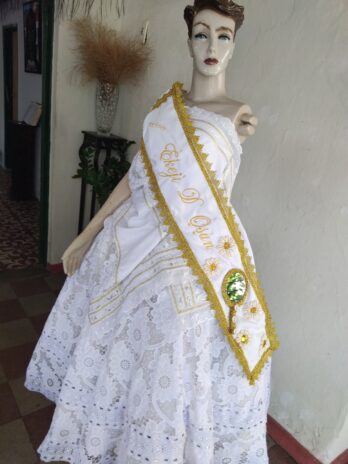 Faixa para ekejì para eventos de Candoblé e Umbanda