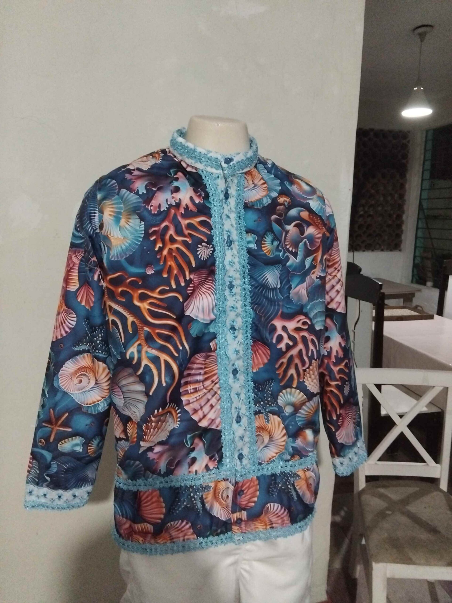 Conjunto masculino para filhos de yemanjá - Imagem 5