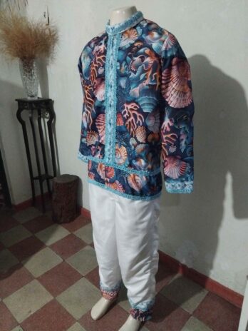Conjunto masculino para filhos de yemanjá
